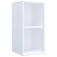 AKTENREGAL 35/74/37 cm  - Weiss/Buchefarben, Modern, Holzwerkstoff (35/74/37cm) - MID.YOU
