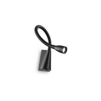 LED-WANDLEUCHTE Goose AP Nero 6/18,50/30 cm   - Schwarz, Design, Kunststoff/Metall (6/18,50/30cm) - Ideal Lux