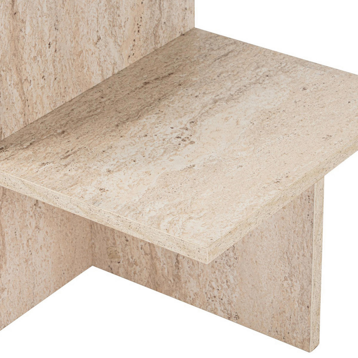 COUCHTISCH Creme  - Creme, Design, Holzwerkstoff (80/40/40cm) - MID.YOU
