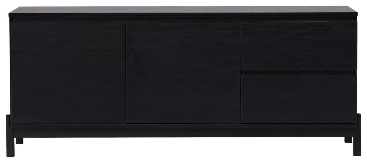 SIDEBOARD 135/56/40 cm  - svart, Design, metall/trämaterial (135/56/40cm) - Niels Andersson
