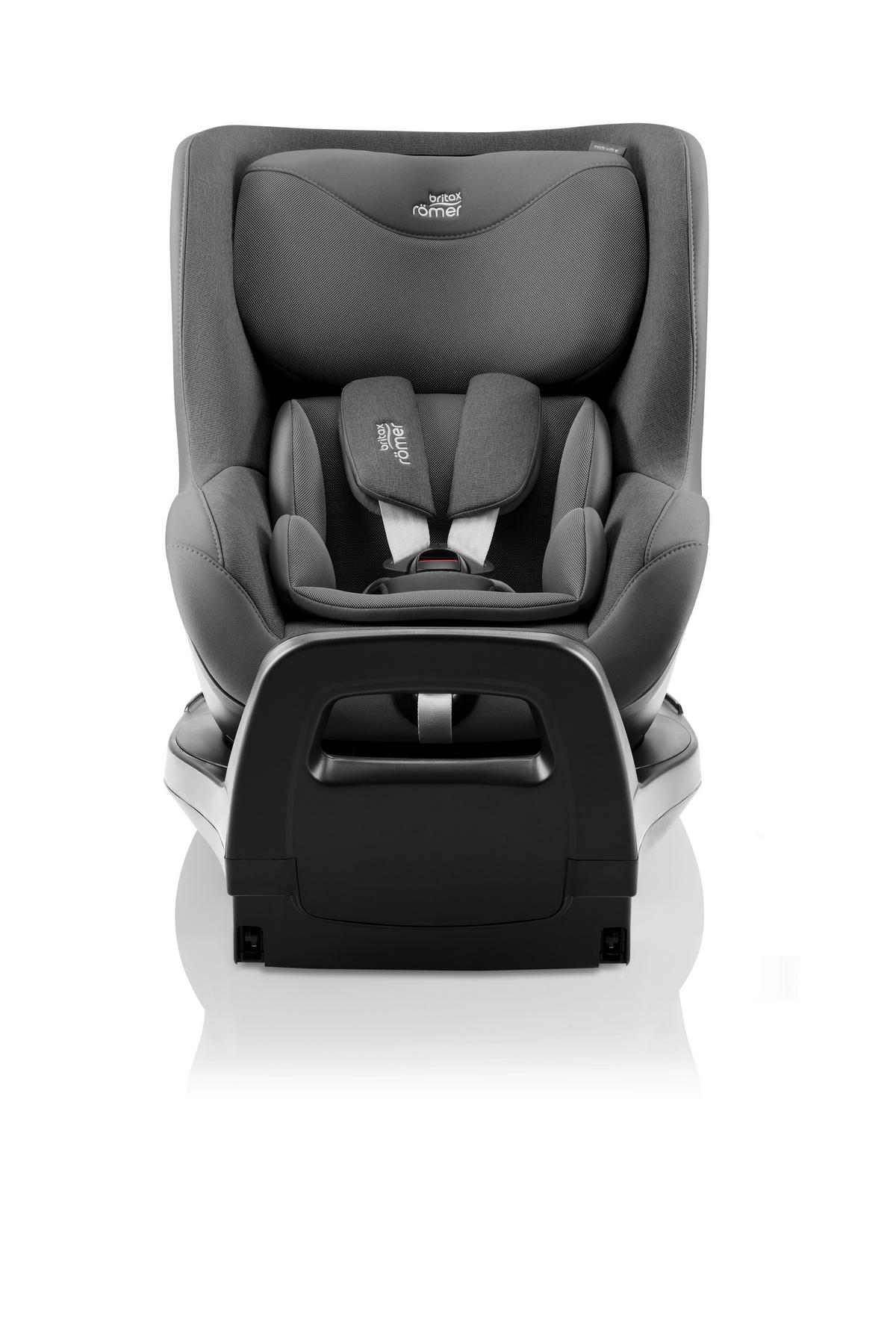 REBOARDER-KINDERSITZ Dualfix Pro M  - Dunkelgrau/Grau, Basics, Kunststoff/Textil (44/48/74cm) - Britax Römer