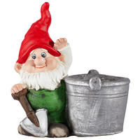 DEKOZWERG - Blau/Rot, Trend, Metall (31/33/19cm)