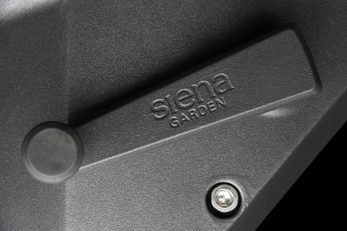 AMPELSCHIRM  350/350 cm  - Anthrazit/Grau, KONVENTIONELL, Textil/Metall (350/350cm) - Siena Garden