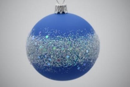 CHRISTBAUMKUGEL 7 cm  - Dunkelrot, Basics, Glas/Metall (7cm) - X-Mas