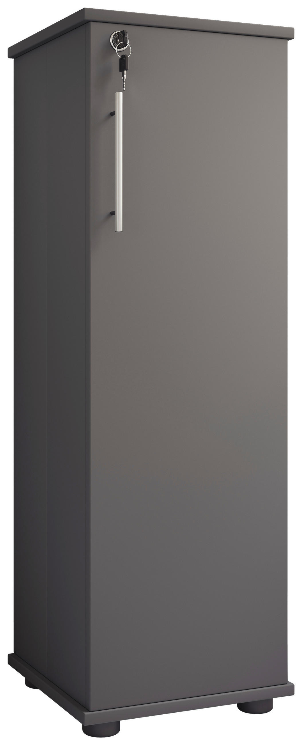 CD-REGAL Anthrazit  - Anthrazit/Schwarz, Design, Holzwerkstoff/Kunststoff (31/93/31cm) - MID.YOU