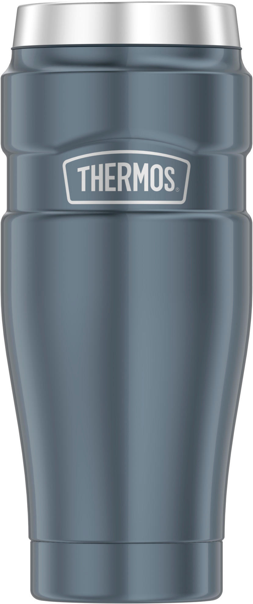 THERMOBECHER Stainless King 0,47 L  - Dunkelgrau, Metall (0.47l) - Thermos