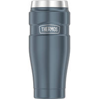 THERMOBECHER Stainless King 0,47 L  - Dunkelgrau, Metall (0.47l) - Thermos