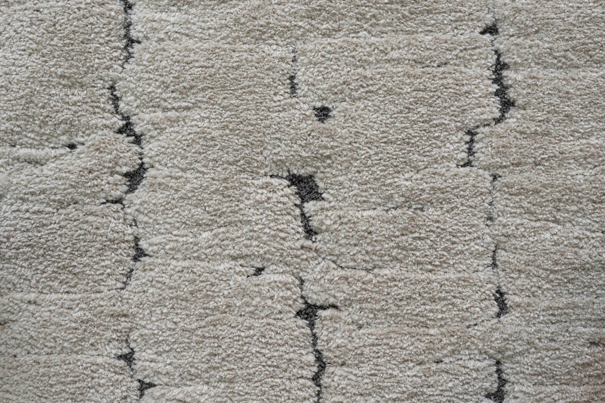 WEBTEPPICH 200/290 cm Masai Anthrazit, Creme, Schwarz  - Anthrazit/Creme, KONVENTIONELL, Kunststoff/Textil (200/290cm) - Novel