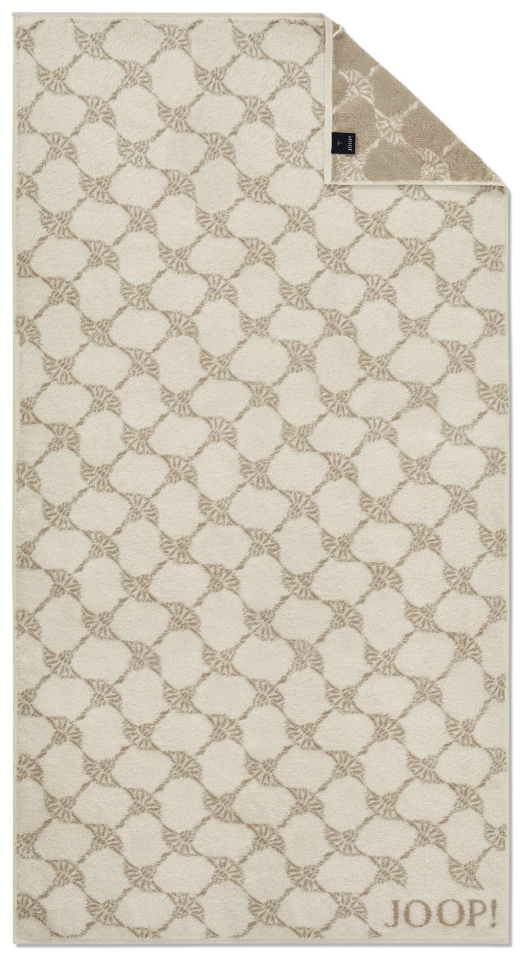 DUSCHTUCH CORNFLOWER 80/150 cm  - Beige, Basics, Textil (80/150cm) - Joop!