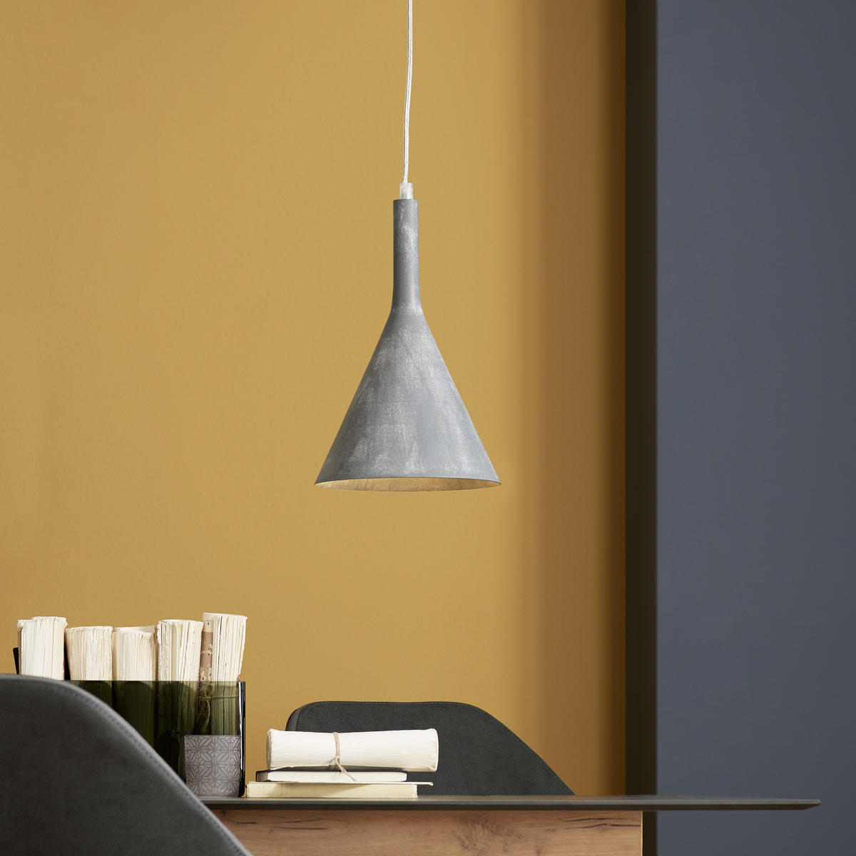 SVJETILJKA VISEĆA  18,5/140 cm      Senja  - siva, Konvencionalno, metal (18,5/140cm)