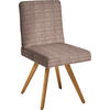 STUHL  in Flachgewebe Holz, Textil  - Eichefarben/Braun, Design, Holz/Textil (46/94/58cm) - Dieter Knoll