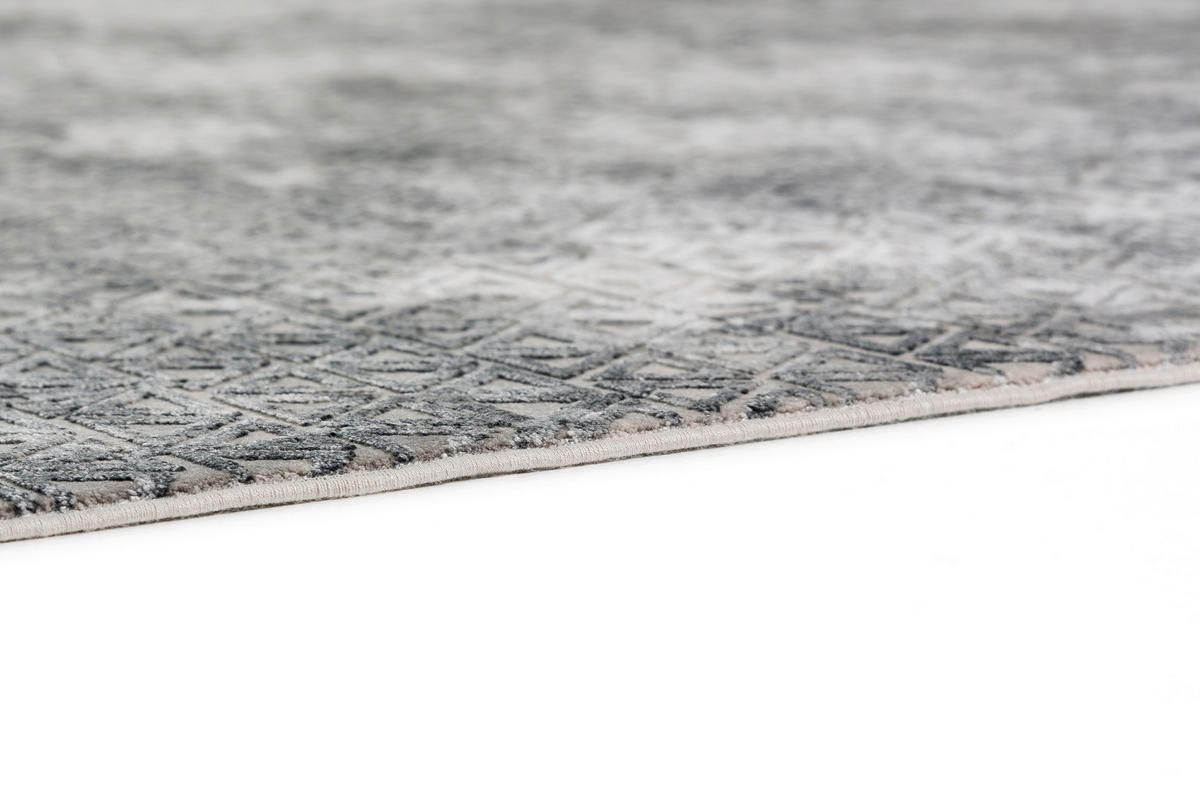 WEBTEPPICH 80/150 cm Vision Anthrazit, Grau  - Anthrazit/Grau, Design, Textil (80/150cm) - Schöner Wohnen