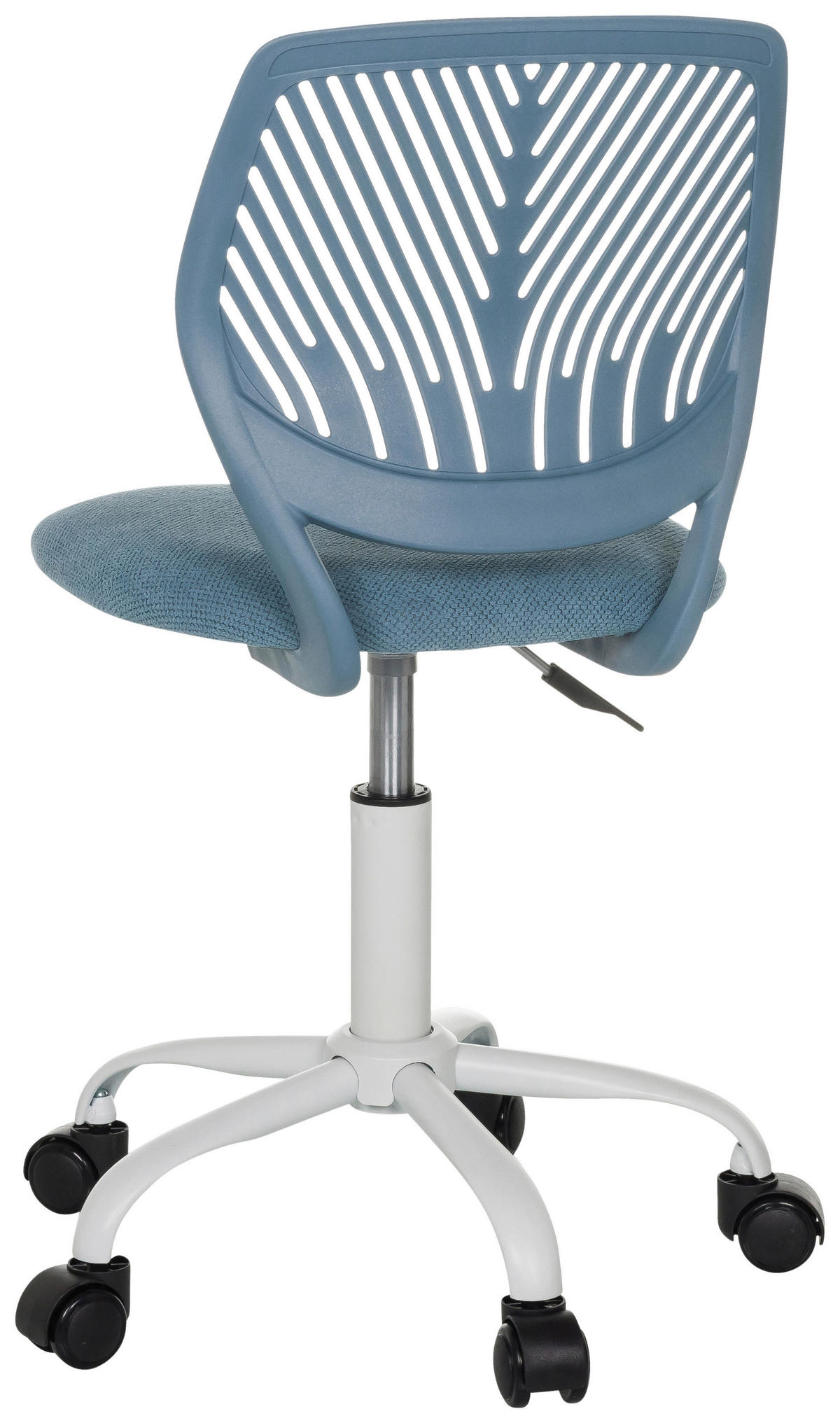 OTOČNÁ ŽIDLE PRO MLÁDEŽ, modrá - bílá/modrá, Moderní, kov/textil (51/75 - 85/51cm) - MID.YOU