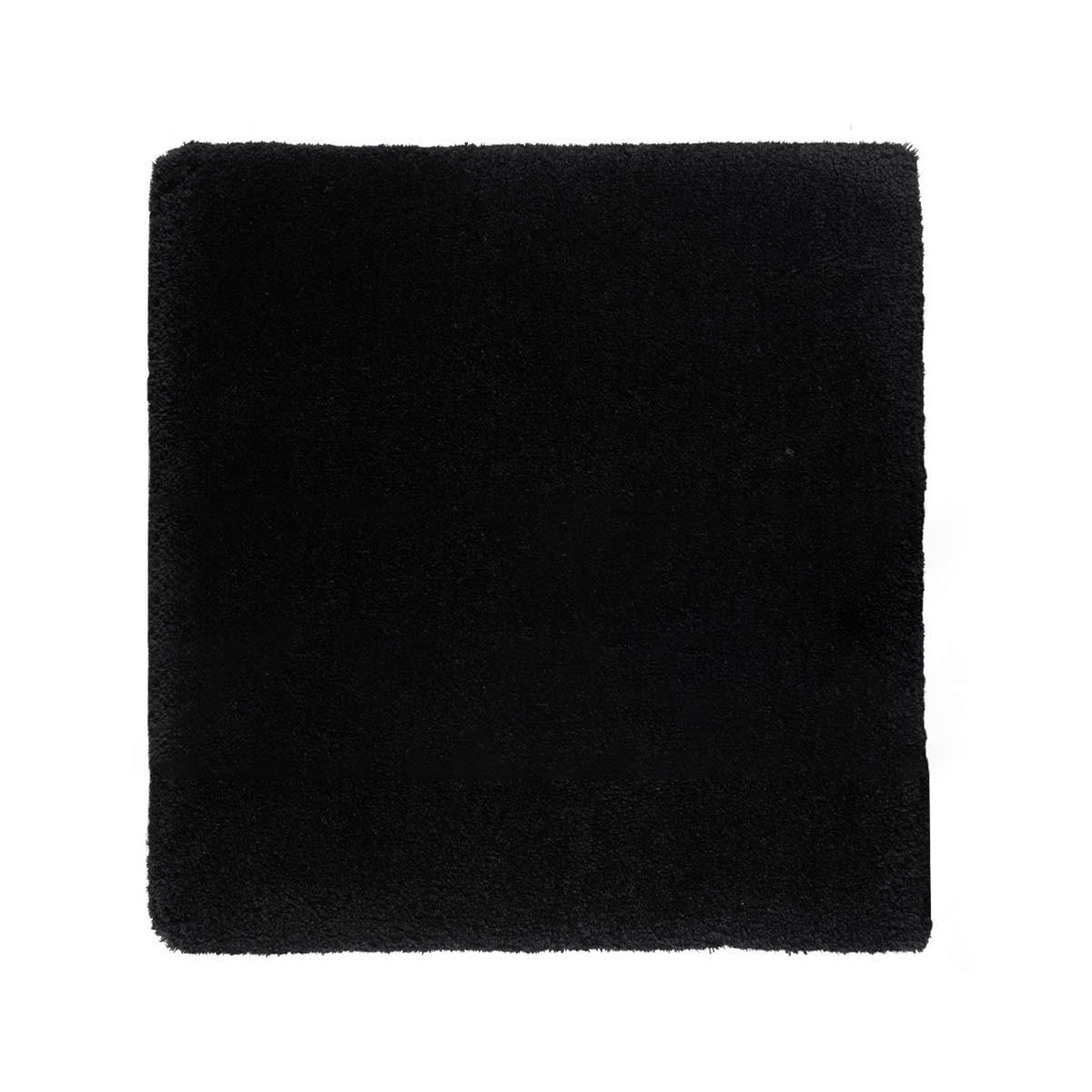 BADTEPPICH Schwarz 60/60 cm  - Schwarz, Basics, Kunststoff/Textil (60/60cm) - Aquanova