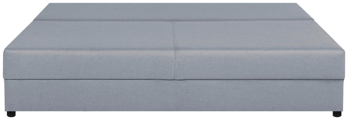 SCHLAFSOFA  mit Liegefunktion, Rücken echt Silberfarben  - Silberfarben, Design, Kunststoff/Textil (190/80/75cm) - P & B