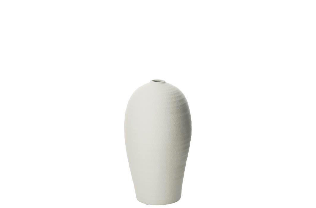 DEKOVASE  - Weiss, Basics, Keramik (20/20/36,5cm) - Ambia Home
