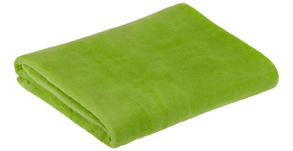Kuscheldecke Marlies I - Grün, MODERN, Textil (220/240cm) - Luca Bessoni
