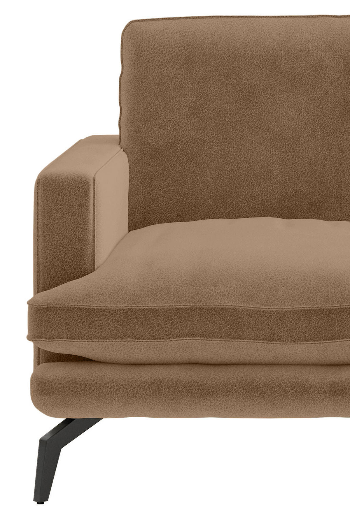 SEDACÍ SESTAVA, textil, hnědá - černá/hnědá, Design, kov/textil (250/202cm) - Livetastic
