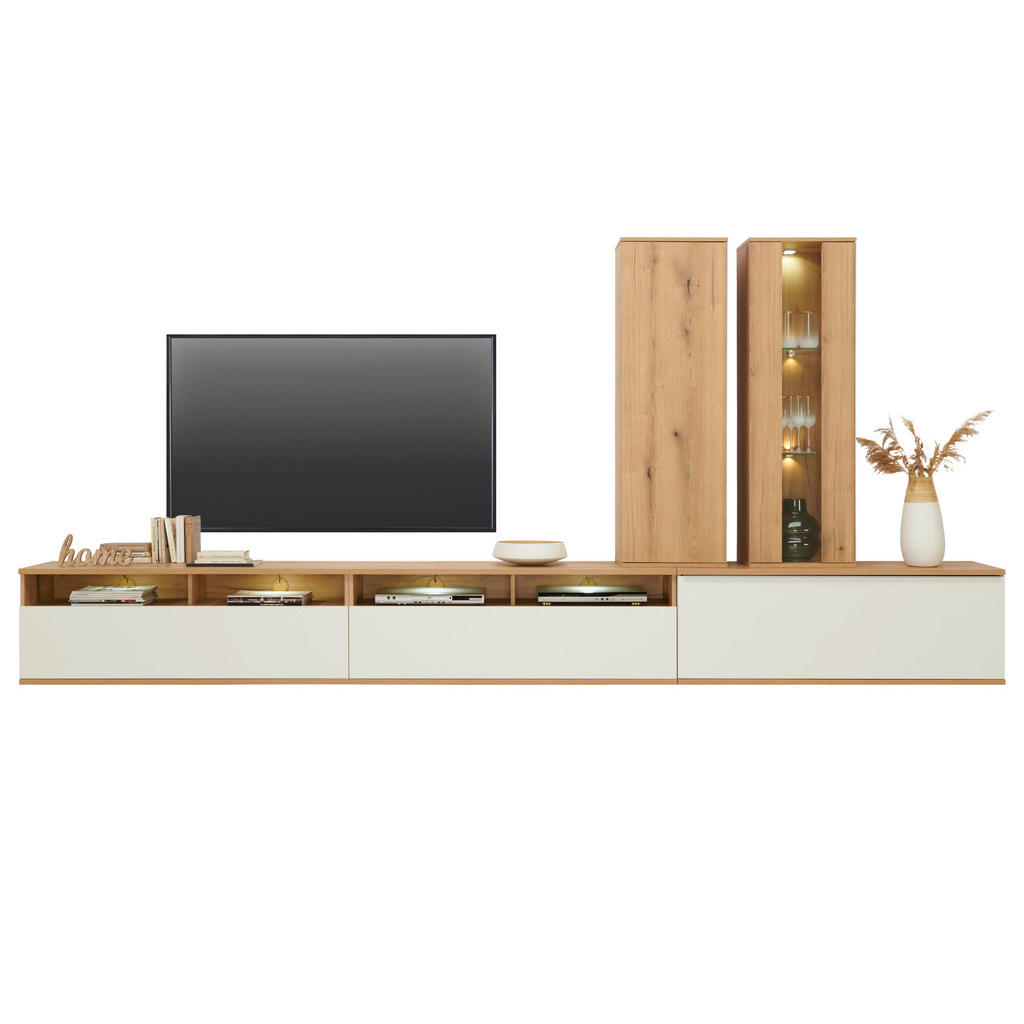 Wohnkombination 5 -Teilig. Power Alpinweiß