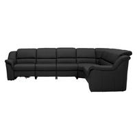ECKSOFA  in Echtleder Anthrazit  324/260 cm  - Chromfarben/Anthrazit, KONVENTIONELL, Leder/Kunststoff (324/260cm) - Cantus