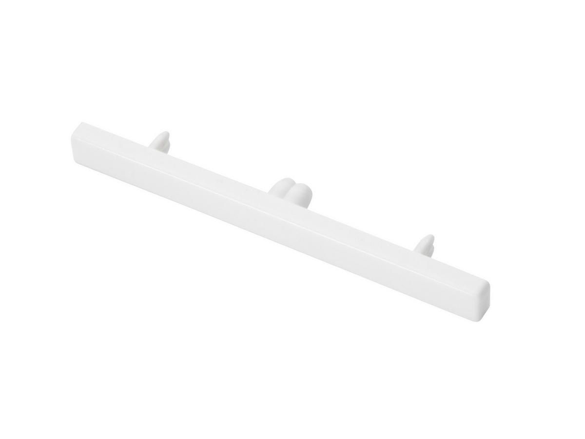 KONCOVKA - biela, Basics, kov (7,8/1/0,7cm) - Homeware