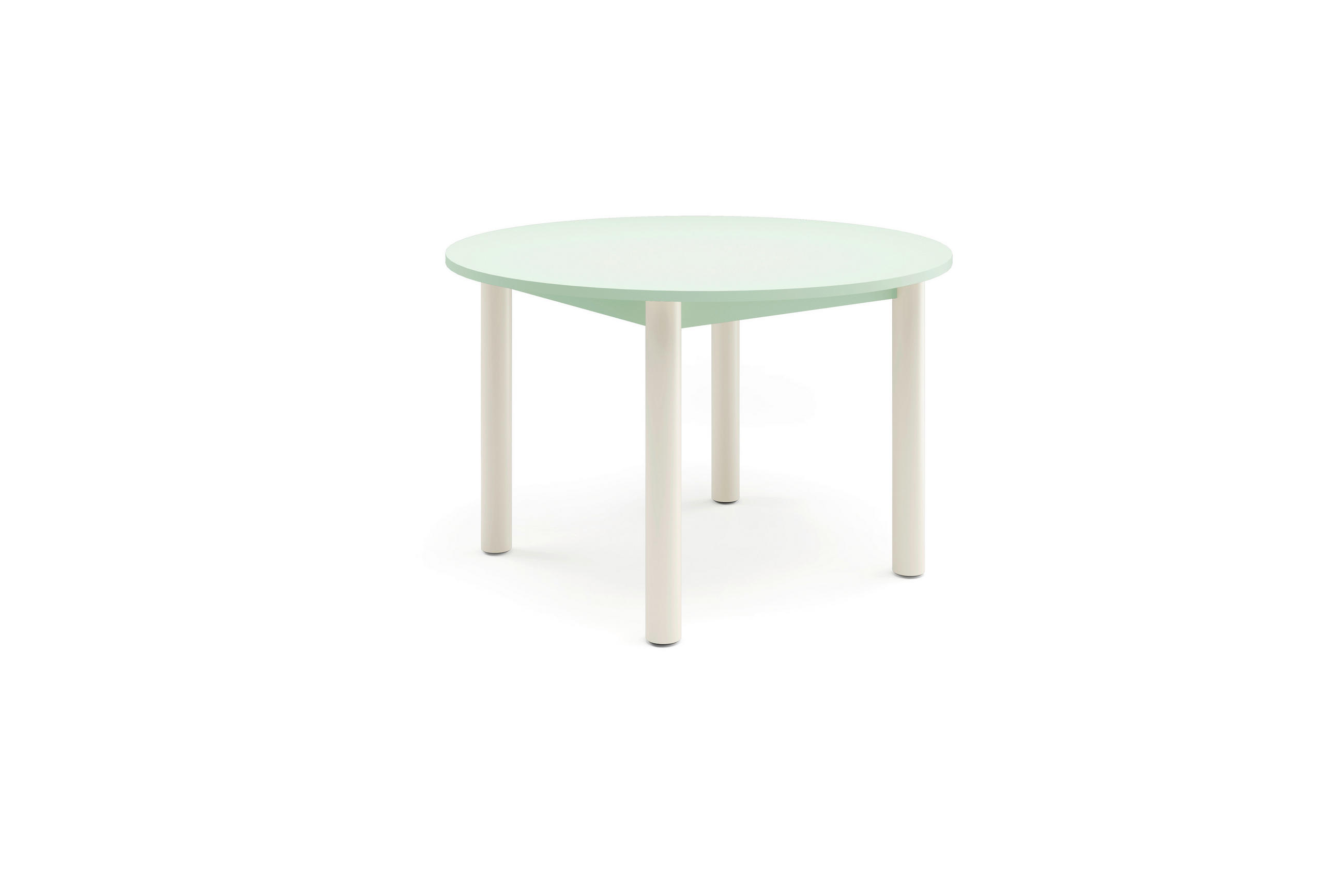 ESSTISCH in Metall, Holzwerkstoff 120/120/76 cm  - Salbeigrün/Weiß, Natur, Holzwerkstoff/Metall (120/120/76cm) - Tom Tailor