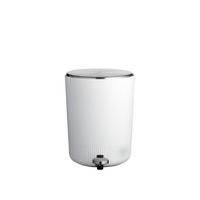 TRETEIMER 5 l  Metall  - Edelstahlfarben/Schwarz, Trend, Kunststoff/Metall (23/28cm)