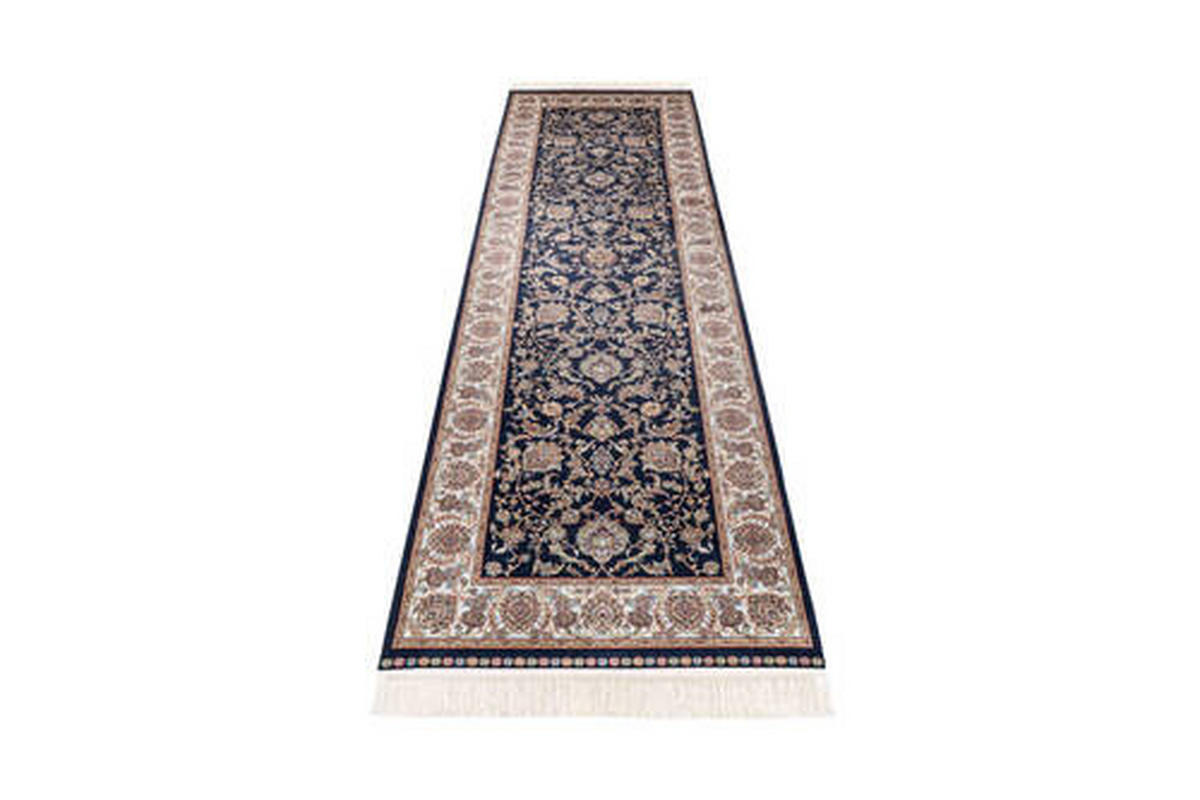 TRAVERSĂ - albastru/crem, Design, textil (80/250cm)