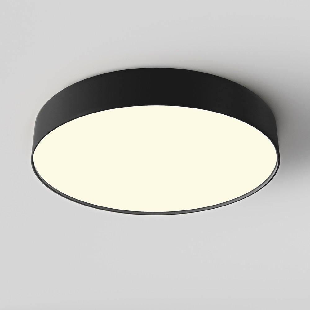DECKENLEUCHTE 40/6 cm   - Schwarz, MODERN, Metall (40/6cm) - MAYTONI