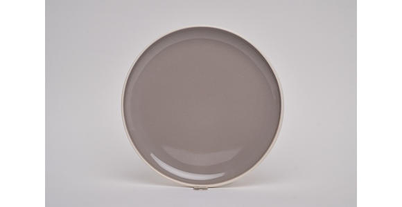 FRÜHSTÜCKSSERVICE Taupe 6-teilig 2 Personen  - Taupe, Design, Keramik - Novel