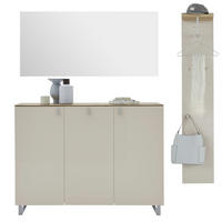 GARDEROBE 3-teilig  in 190/192/36 cm  - Sandfarben/Eichefarben, Design, Holz/Holzwerkstoff (190/192/36cm) - Dieter Knoll