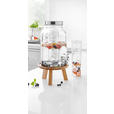 GETRÄNKESPENDER 5,6 L   - Edelstahlfarben/Transparent, Basics, Glas/Kunststoff (5,6l) - Novel
