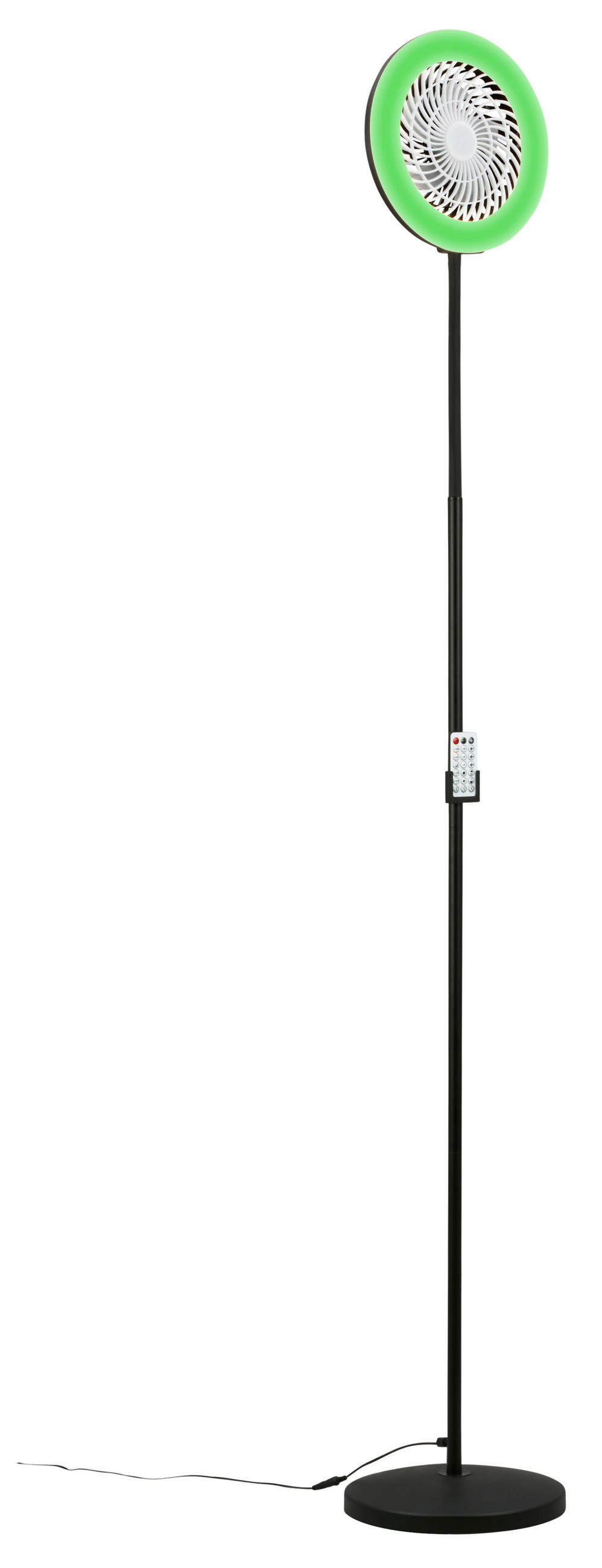 STOJANOVÝ VENTILÁTOR - čierna, Design, kov/plast (28/1850cm)