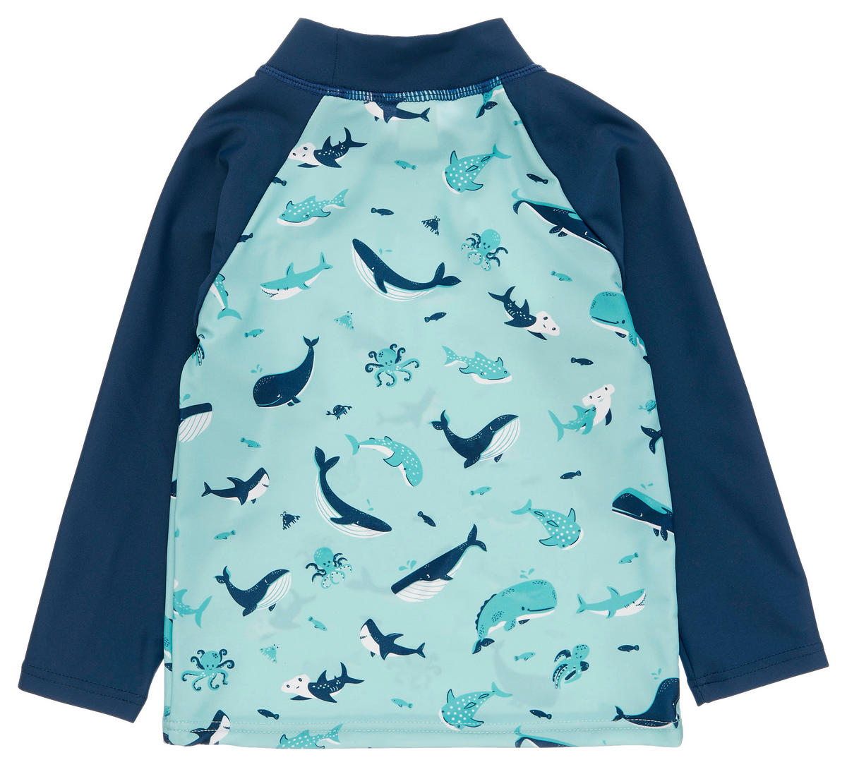 BADESHIRT Ocean Friends  - Dunkelblau/Hellblau, Basics, Textil (86/92null) - Patinio