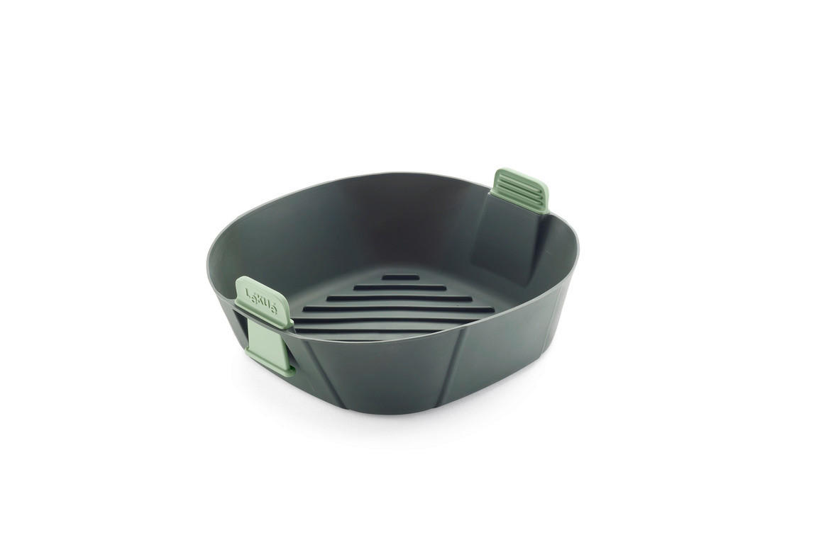 KOŠARA ZA CVRTJE - siva, Basics, umetna masa (22/8,5/22cm) - LEKUE