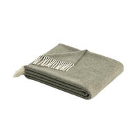 PLAID 150/200 cm  - Graugrün, Basics, Textil (150/200cm) - Bugatti