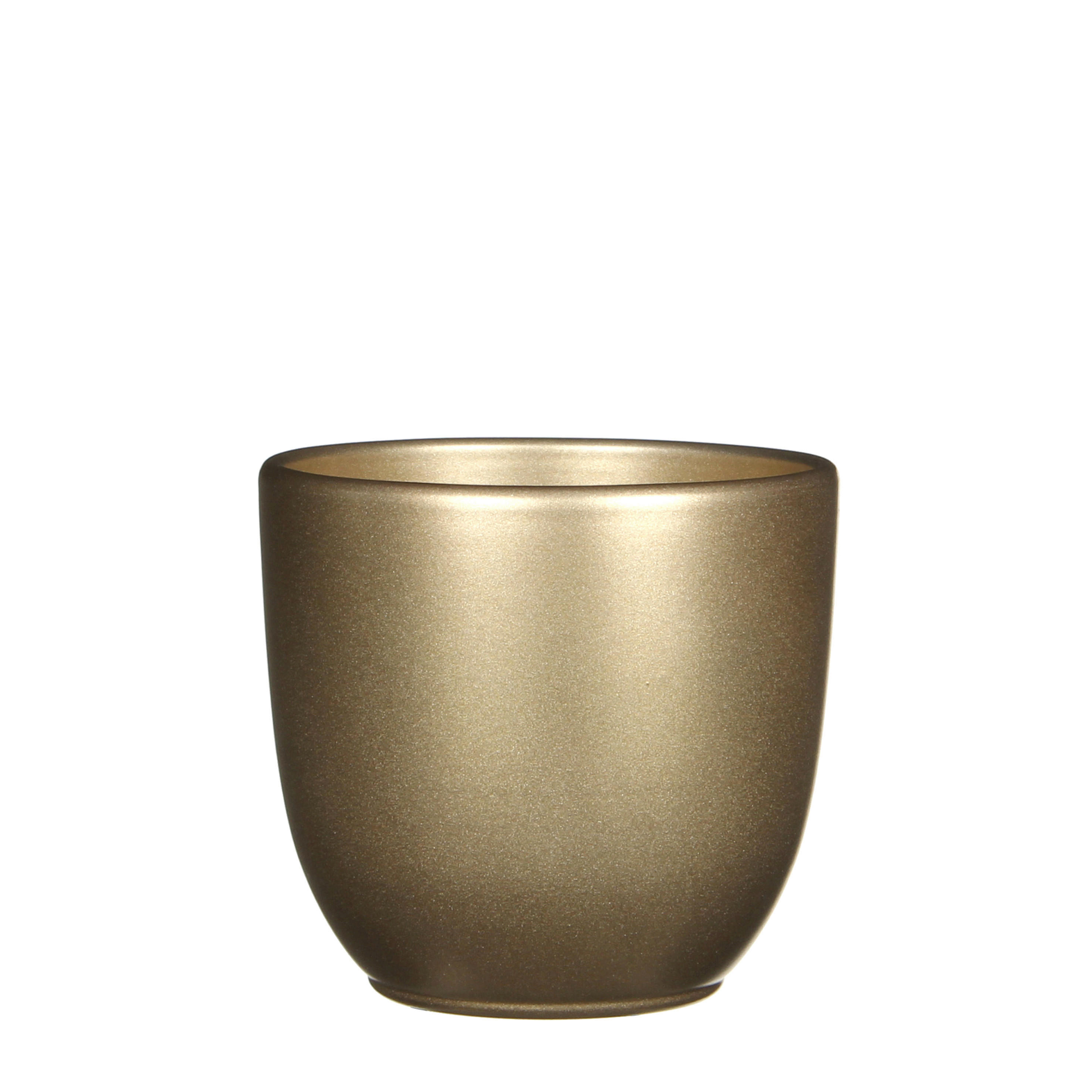 TEGLA ZA BILJKE  keramika  - zlatne boje, Basics, keramika (13,5/13cm)
