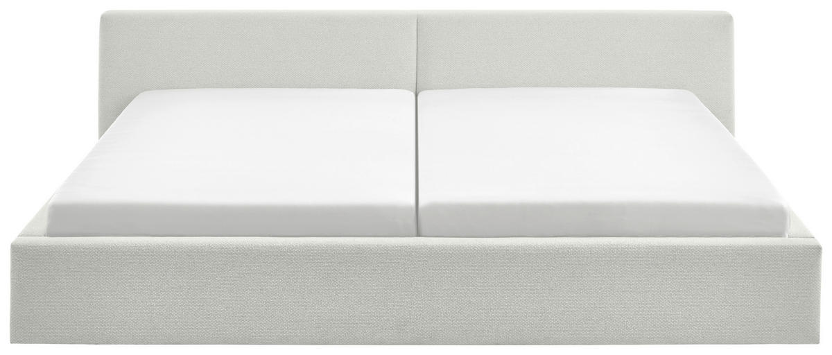 POLSTERBETT 240/200 cm,  in Weiß,  - Weiß, Basics, Textil (240/200cm) - Boxxx