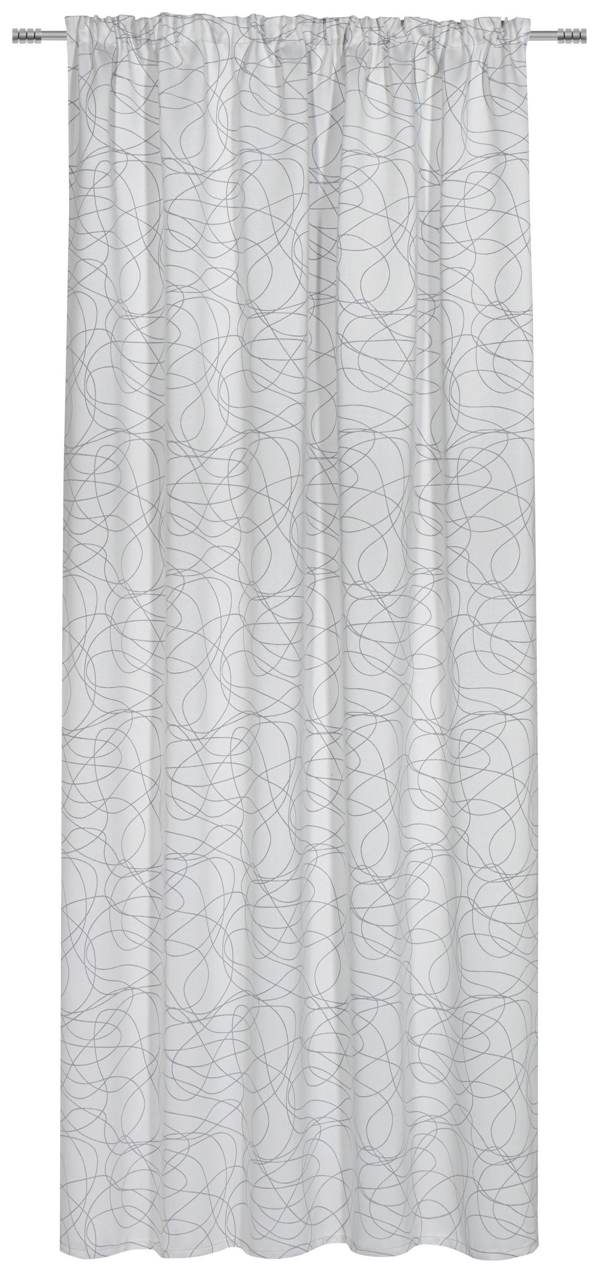 GOTOVA ZAVESA sivobraon - sivobraon, Konvencionalno, tekstil (140/245cm) - Esposa