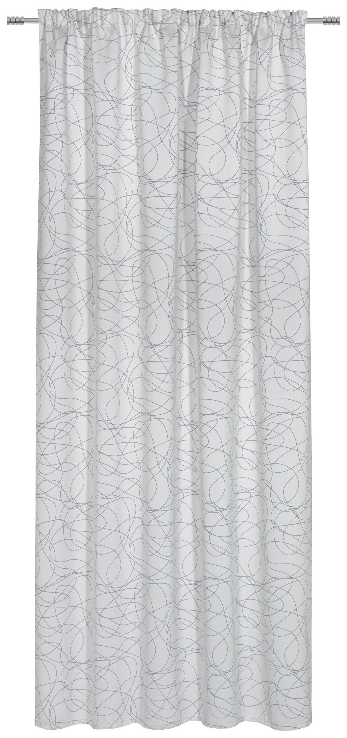 GOTOVA ZAVESA sivobraon - sivobraon, Konvencionalno, tekstil (140/245cm) - Esposa