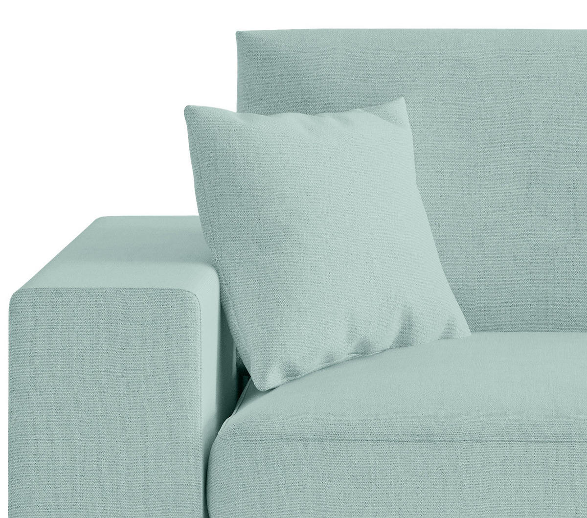SITZGARNITUR in Webstoff Türkis  - Türkis/Schwarz, Design, Holz/Textil (278/85/103cm) - Livetastic