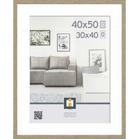 RÁM NA OBRAZY, 1 foto 40 cm x 50 cm - barvy dubu, Basics, plast (42/52/2,5cm)