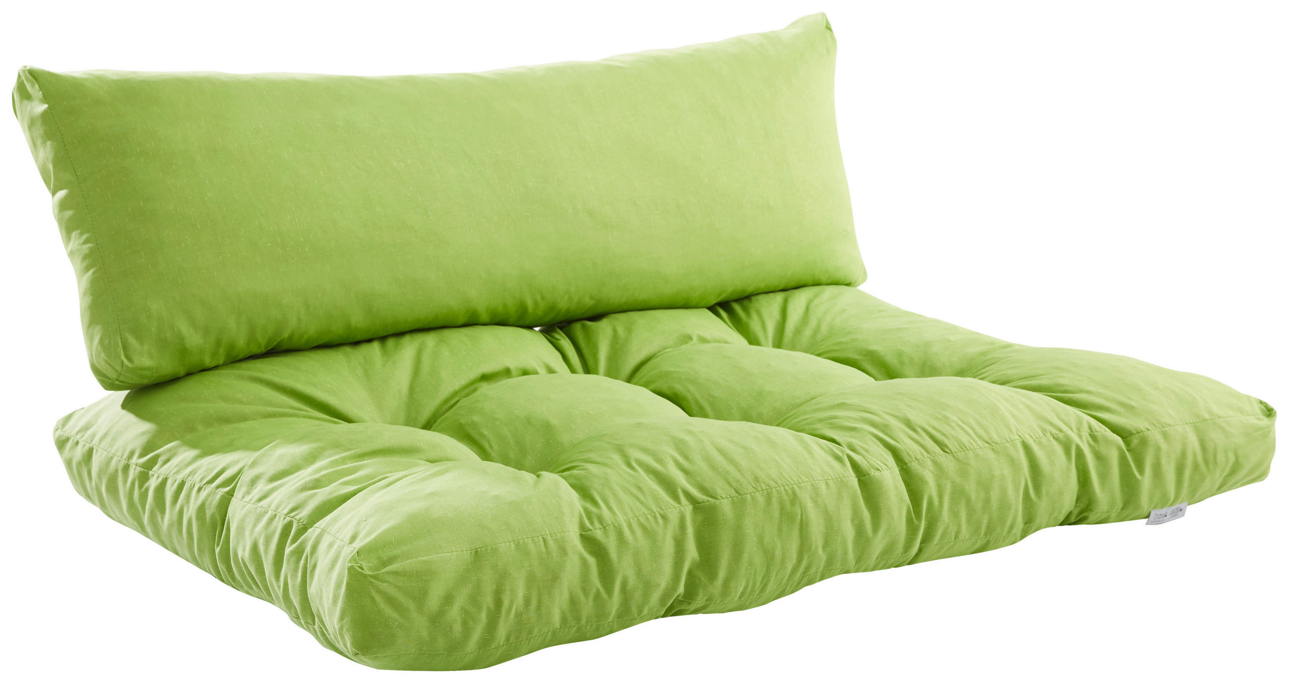 Palettenkissen Set 2-Tlg. Loungeset 120x80 cm Apfelgrün