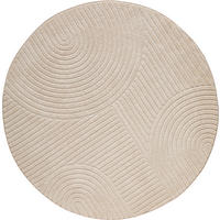 WEBTEPPICH 120 cm Granada Taupe rund  - Taupe, Design, Textil (120cm) - Novel