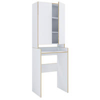 WASCHMASCHINENSCHRANK RISLO 67/200/48 cm  - Honigeiche/Weiß, Trend, Holzwerkstoff (67/200/48cm) - MID.YOU