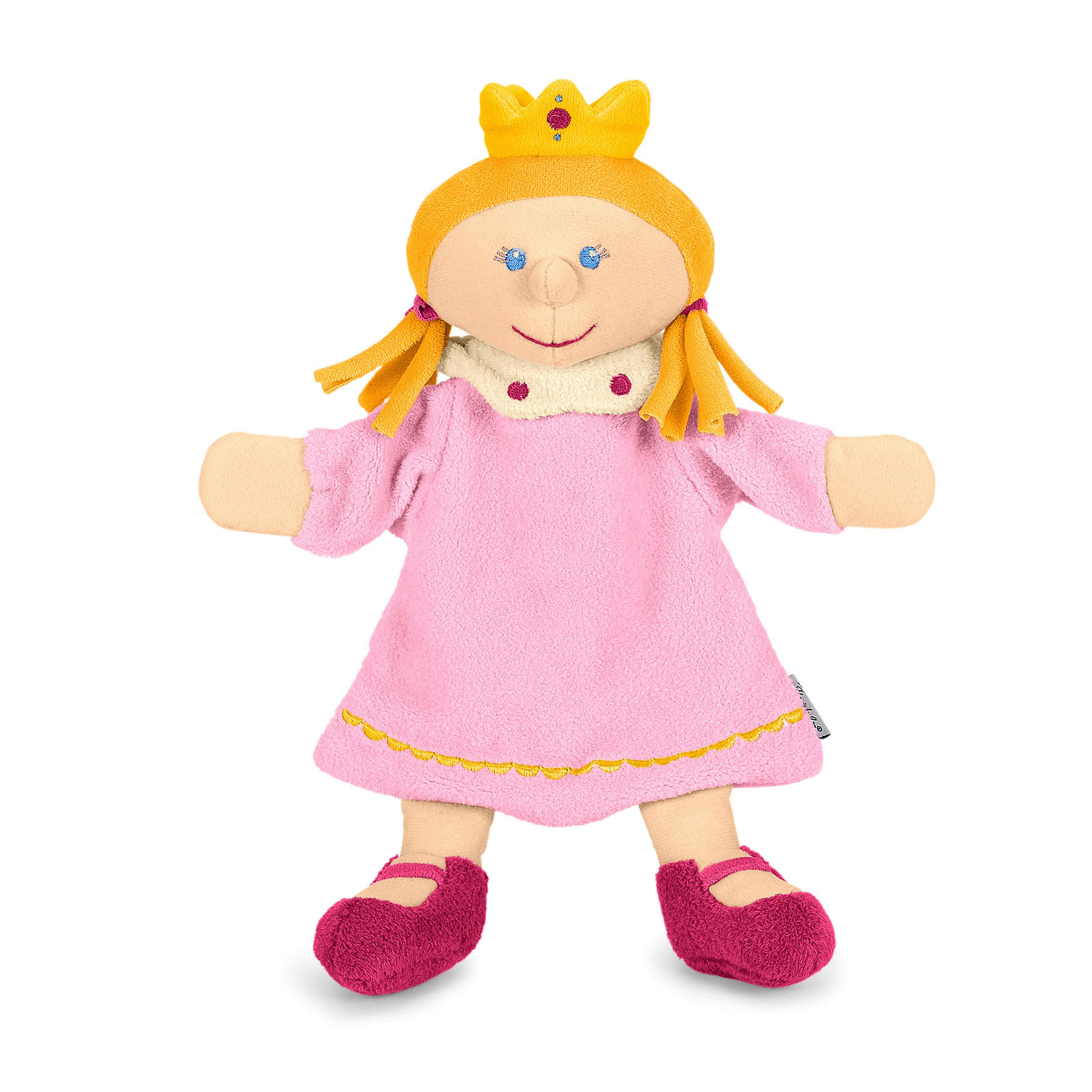 HANDPUPPE Prinzessin - Pink/Gelb, Basics, Textil (30/27/9cm) - Sterntaler