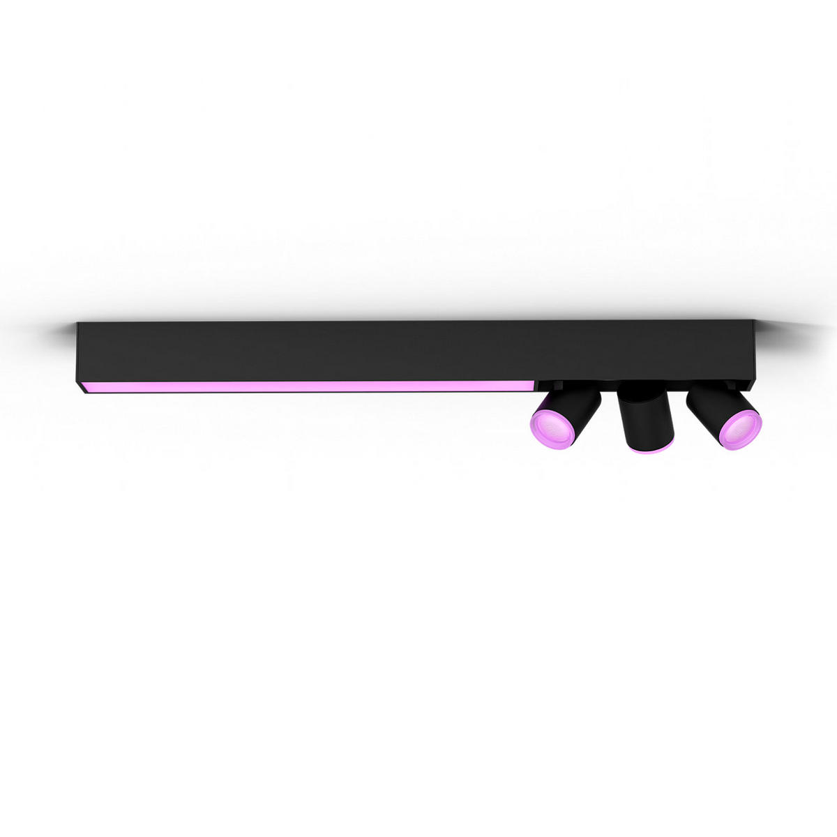 LED-DECKENLEUCHTE    - Schwarz, Basics, Metall (78,2null) - Philips HUE