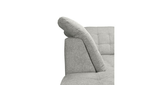 ECKSOFA Beige Chenille - Chromfarben/Beige, KONVENTIONELL, Kunststoff/Textil (205/260cm) - Carryhome