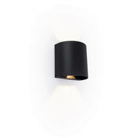 AUßENWANDLEUCHTE 11/11/7,3 cm   - Schwarz, Basics, Metall (11/11/7,3cm)