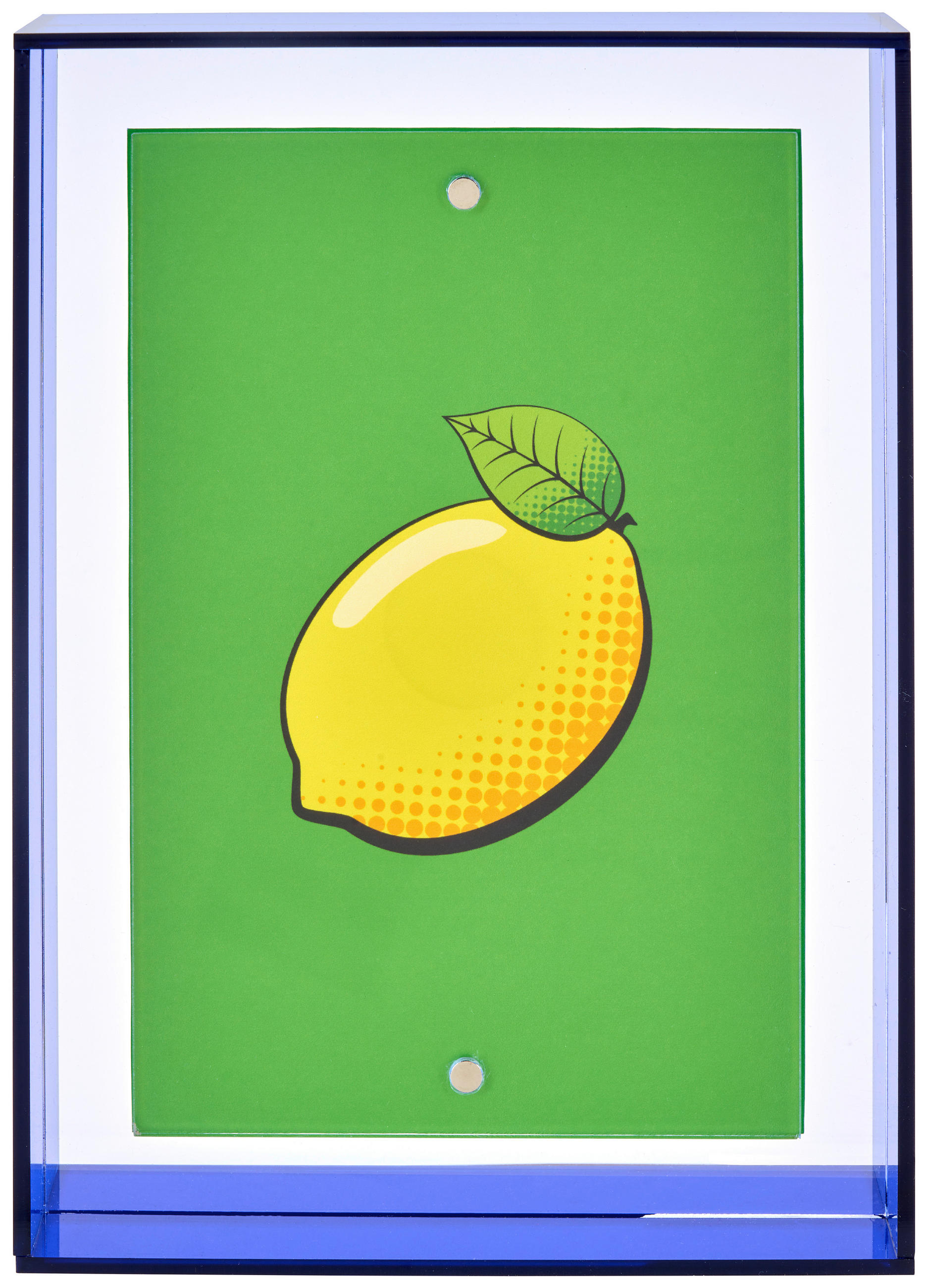 BILDERRAHMEN 13.4/18.5/3,4 cm  - Blau, LIFESTYLE, Kunststoff (13.4/18.5/3,4cm)